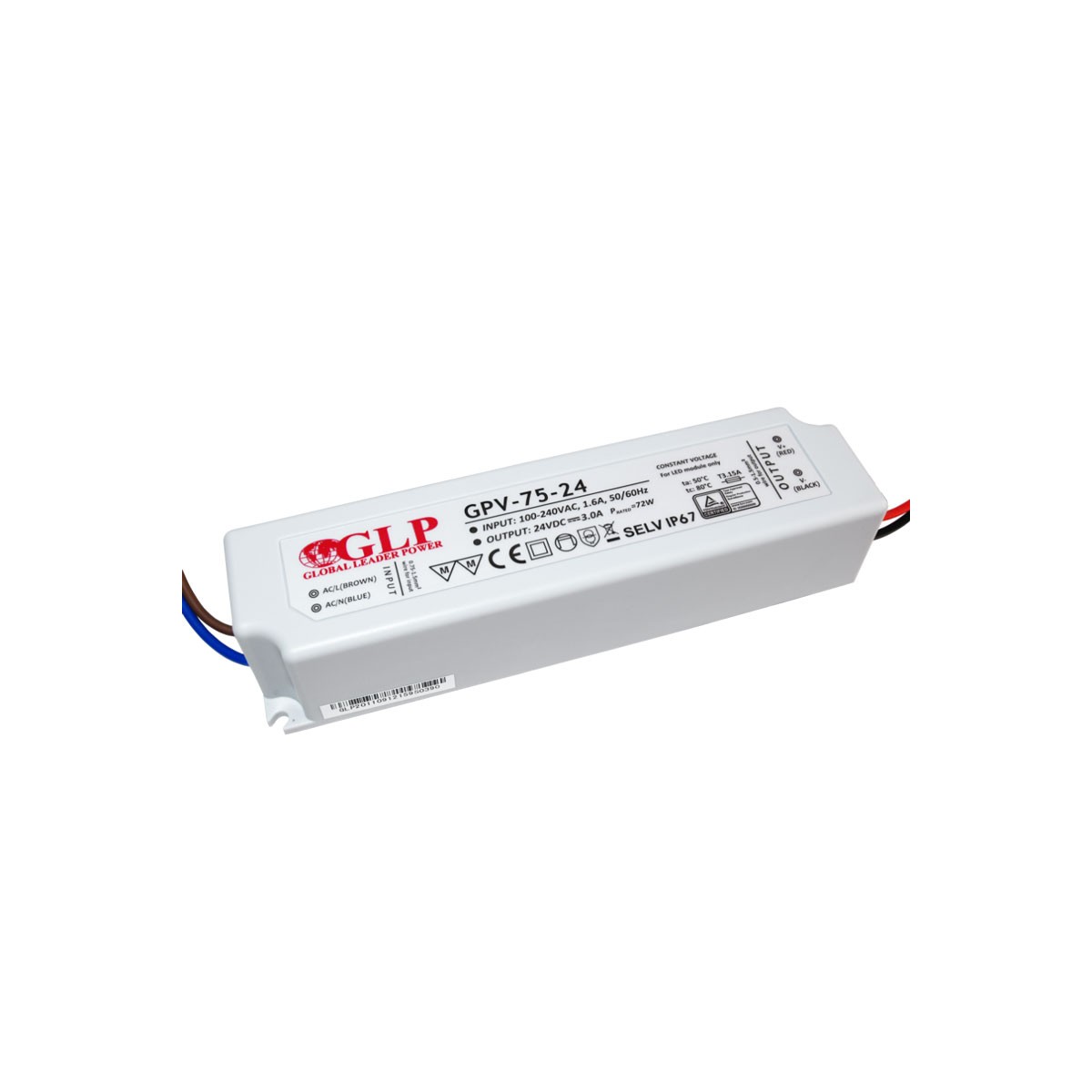 Fuente de alimentación LED de 75W 24V - GLP