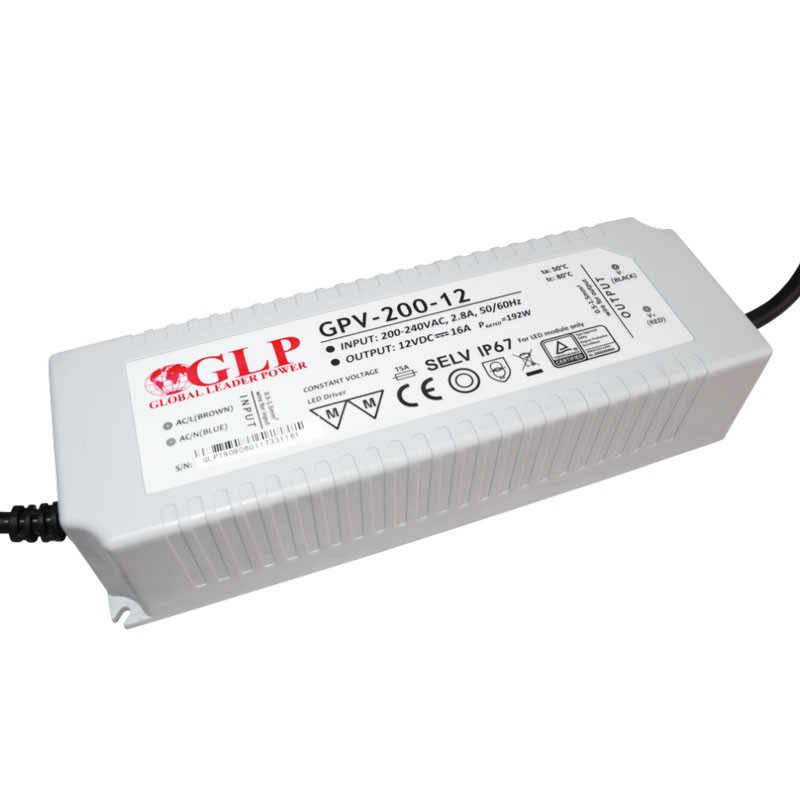 Fuente de alimentación LED de 200W 12V - GLP