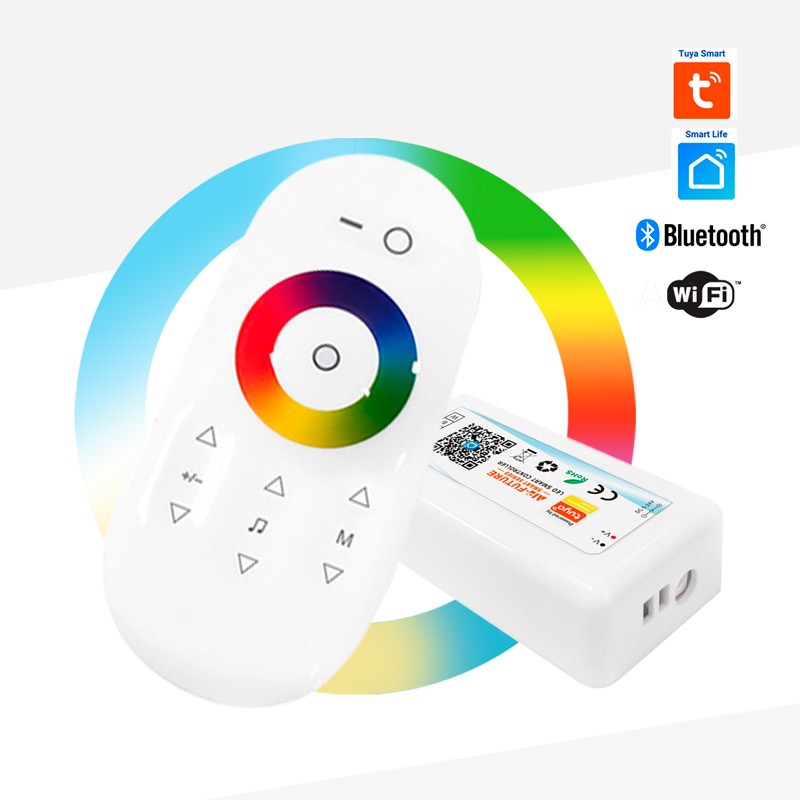 Controlador LED WIFI TOUCH RGBW 5/24V 6A