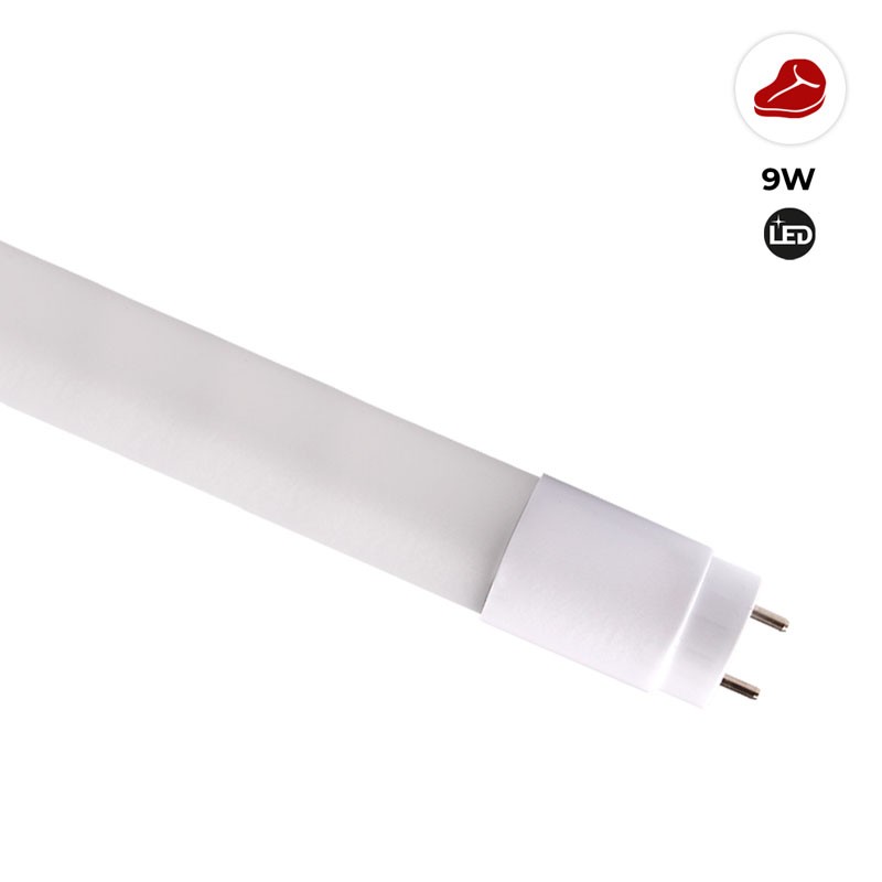 Tubo LED T8 especial carnicerías 60cm 9W