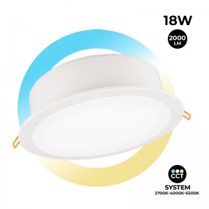 Downlight Redondo Estanco CCT Fumagalli "Teresa 260" 18W IP55