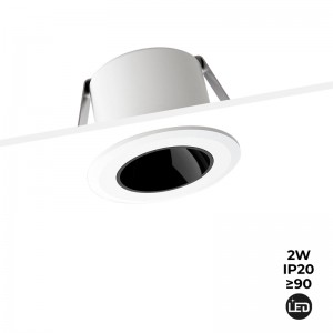 Εντοιχιζόμενο LED Downlight Mini 2W Low UGR