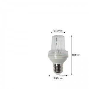 LED Strobe Effect Bulb E27 0.3W IP44