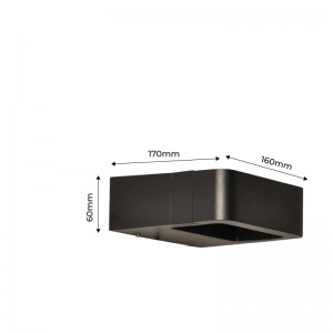 Aplique de pared LED "KURRT" 7W IP65