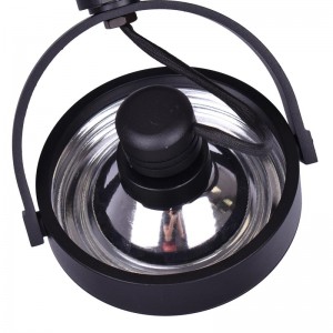 Foco Led de carril negro monofásico AR111 GU10