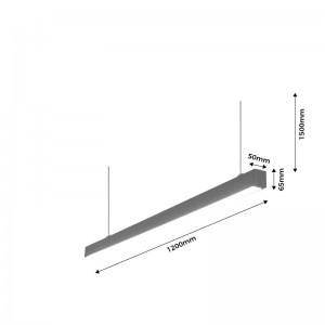 Lámpara Lineal LED 40W 120cm CCT 3200lm