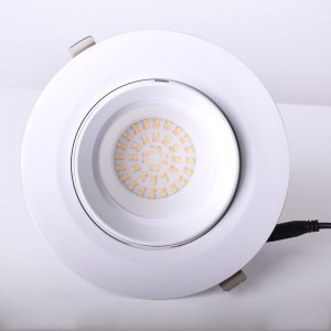 LED κυκλικό downlight c με κλίση