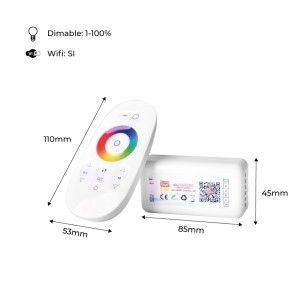 Controlador LED WIFI RBG+CCT+SMART 12/24V 5canales