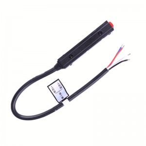 Conector inicio con cable para fuente externa de carril magnético 20mm