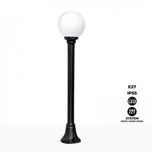 Farola exterior Fumagalli LED "GLOBO MIZAR/G250" 8,5W E27 - CCT