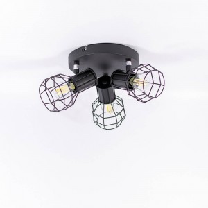 Lámpara de techo AZOR orientable de 3 puntos luz E14