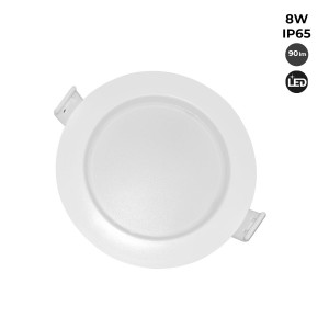 Downlight LED estanco empotrable - IP65 - 8W