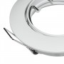 Aro downlight empotrable circular basculante para bombilla GU10 / GU5.3