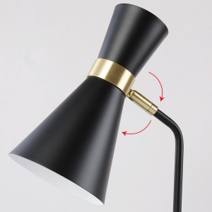 Lampe à poser avec tête orientable