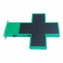 Cruz de farmacia LED monocolor verde programable RGB P10