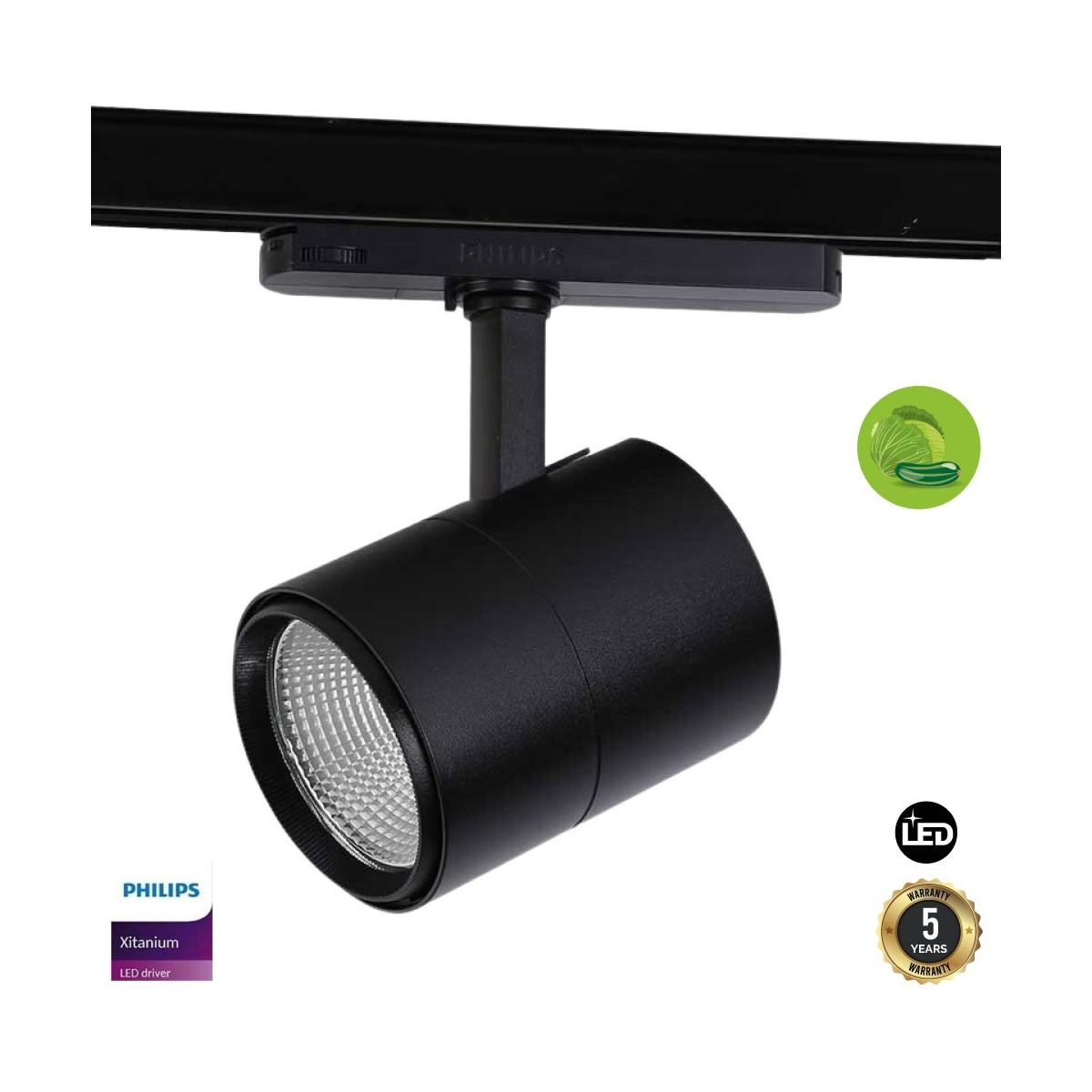 Proyector LED trifásico 30W especial para verdulerías