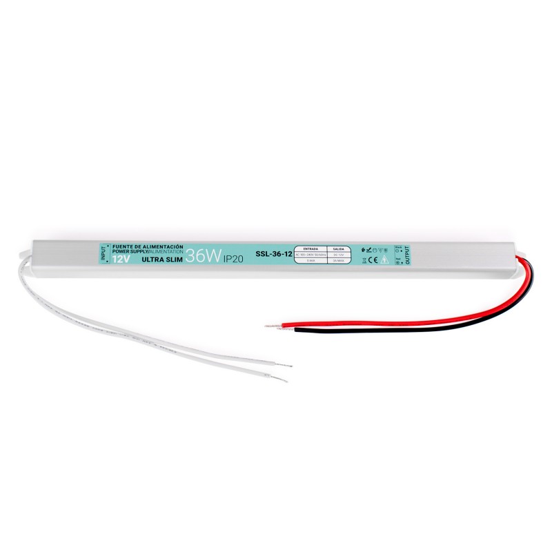 Fuente de alimentación ultra slim 12V - 36W - IP20