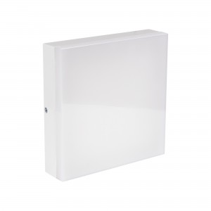 Plafón LED Estanco Cuadrado Blanco de superficie IP44