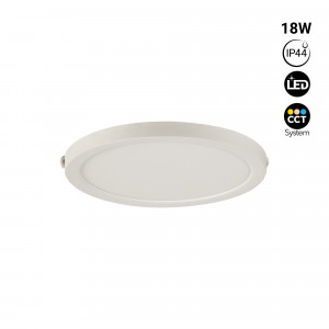 Plafón LED exterior circular 18W CCT - Ø22,5cm - 1450lm - IP44