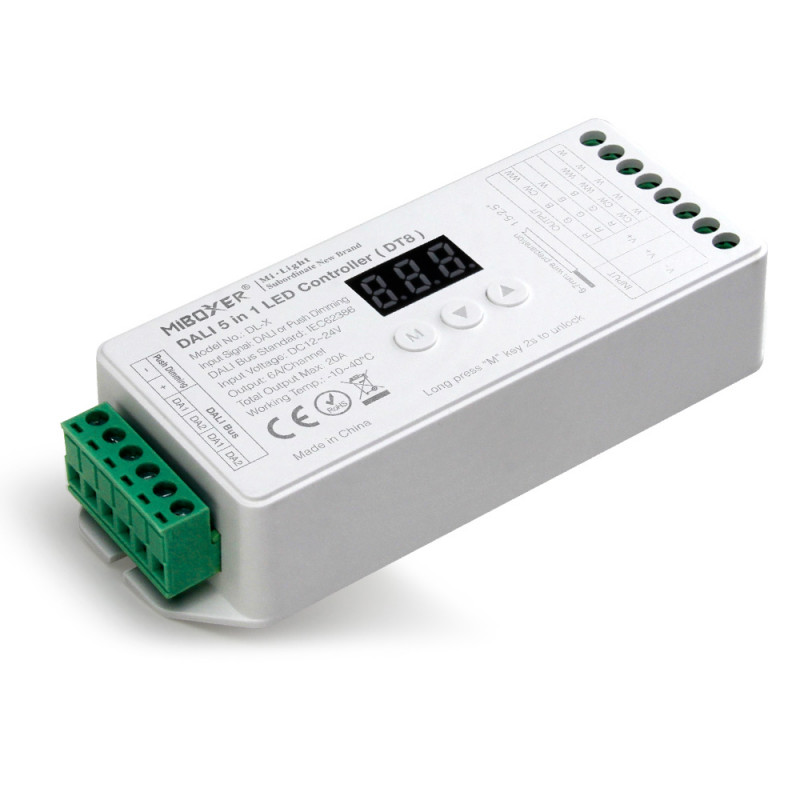 Controlador LED DALI (DT8) 5 en 1 - 12-24V DC