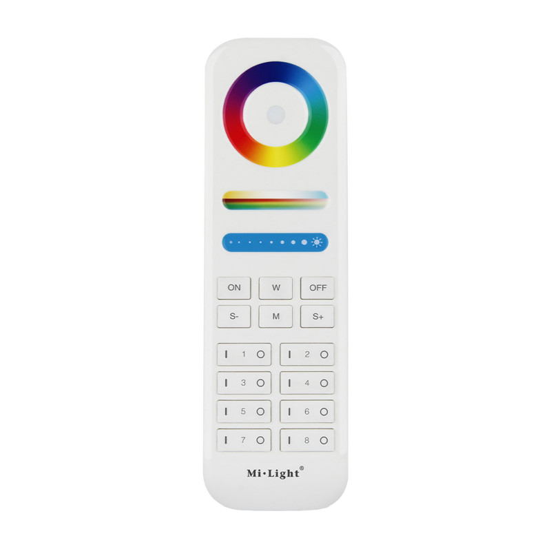 Mando Controlador LED RGB+CCT 2,4 GHZ FUT089 |BLANCO|MiLight