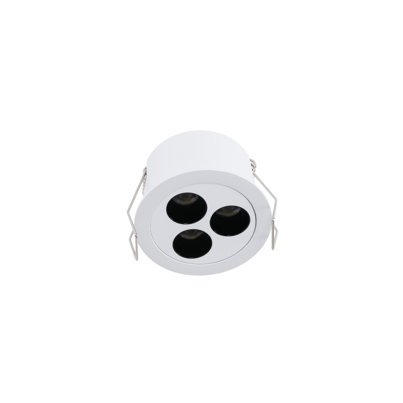 Downlight LED empotrable circular 6W - UGR18 - Corte Ø 55mm - Blanco