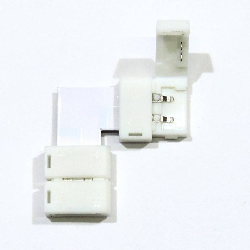 Conector para tiras LED 10mm para esquinas 90º