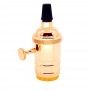 Casquillo E27 Vintage con interruptor Bronce Rosado / Cromado