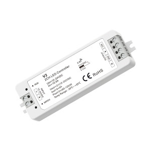 Controlador DUAL COLOR 12-48V DC - 25A (5A/canal) - RF 2.4G - PUSH dimmer - Skydance