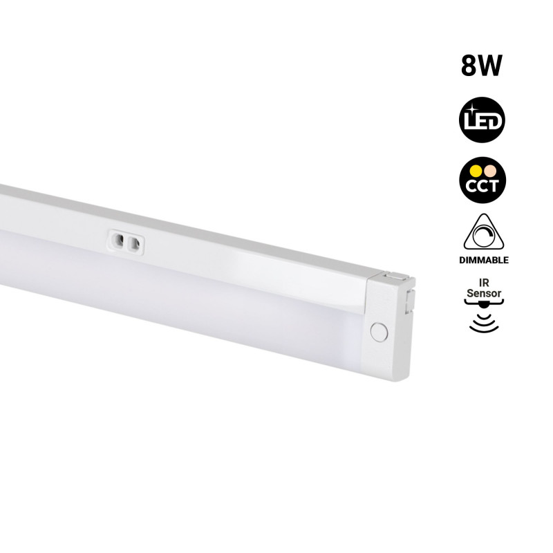 Μπάρα LED κάτω από το ντουλάπι 8W - CCT - Με αισθητήρα - 60cm