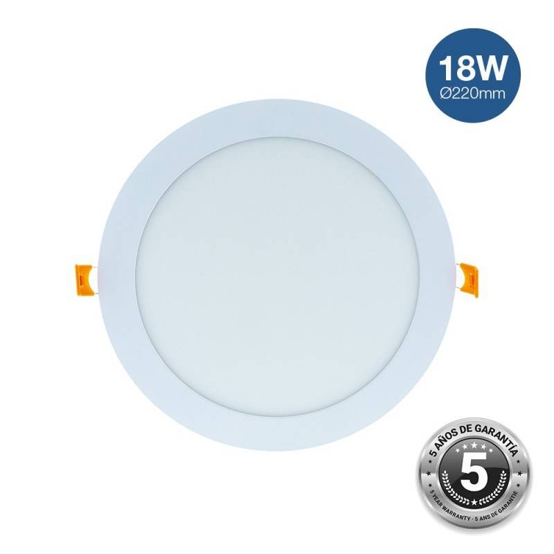 Downlight LED empotrable 18W - 5 años de garantía