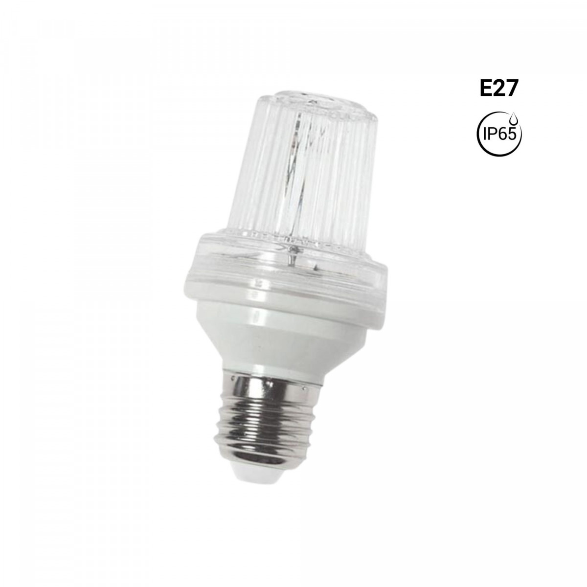 Λαμπτήρας LED με στροβοσκοπικό εφέ E27 - 2W - IP65