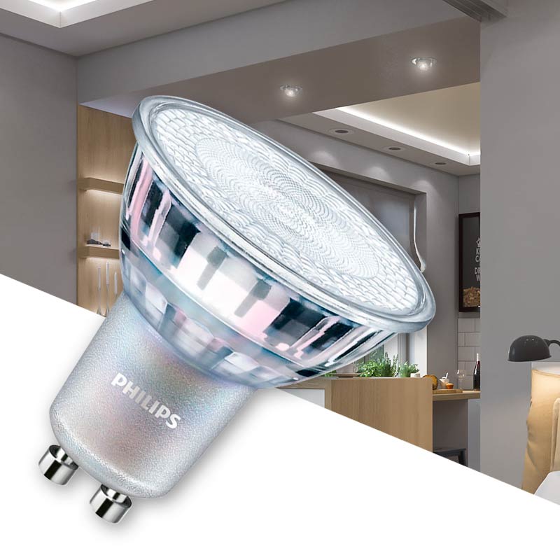 LED Bulb GU10 Dimmable 5W 36º 365lm - Master LED Spot Philips