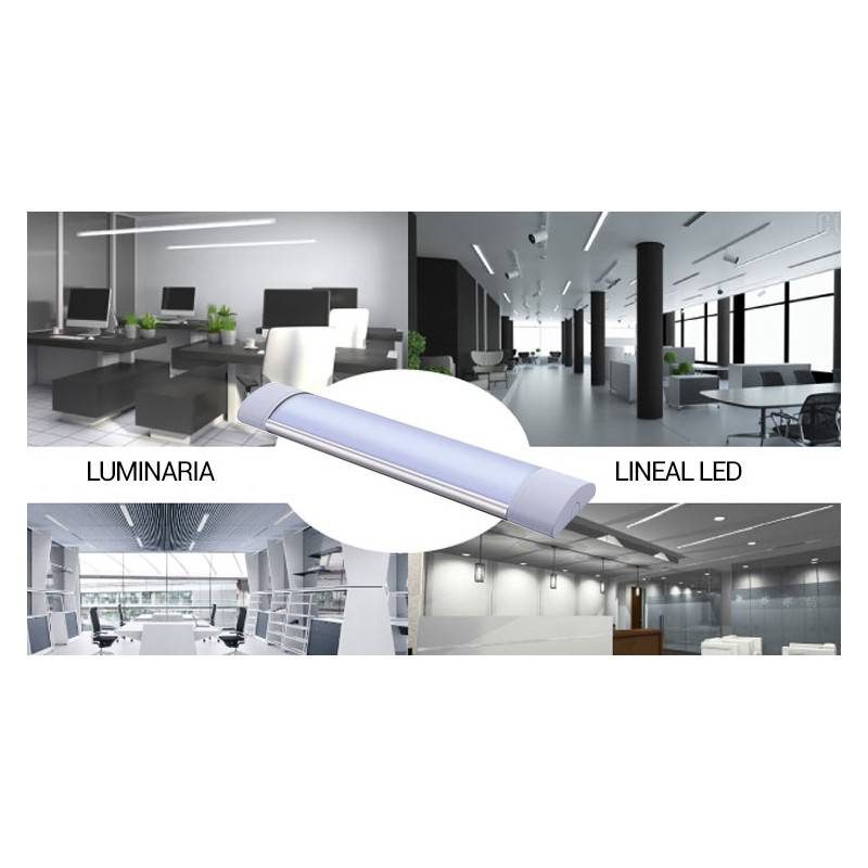 Apparecchio Lineare A LED Da 60 Cm, Innovativo - Con Sistema CCT E Sensore