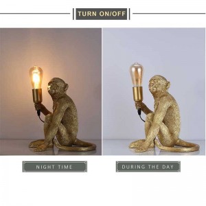 Lampada scimmia in resina RILA /Ispirazione SELETTI Monkey