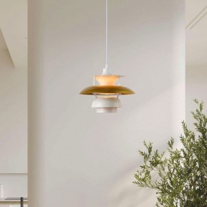 Lampada a sospensione di design in oro "YOHAN" E27