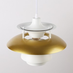 Lampada a sospensione di design in oro "YOHAN" E27