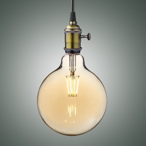 24.030 - Lampadine Vintage - Ferrara store illuminazione - Lampada  Decorativa Globo Filamento Vintage E27 Vecchio Edison G125