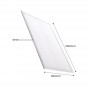 Pannello LED da incasso 120X60cm - dimmerabile 0-10V - 72W - 6500lm - UGR19