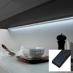 Profilo da superficie in alluminio per striscia LED con diffusore