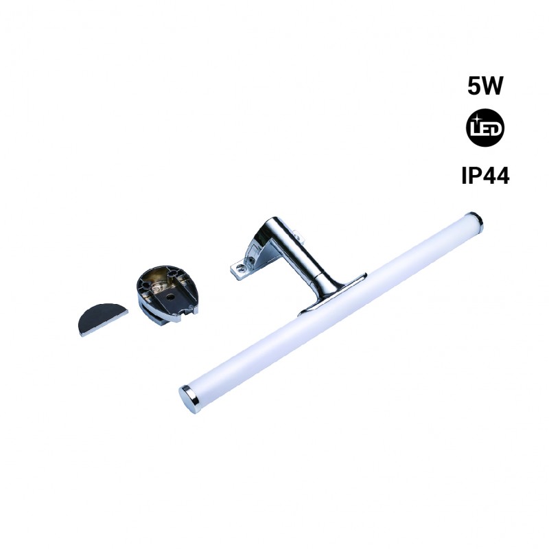 Applique tubolare LED per specchio bagno 30cm 5W | 3 opzioni