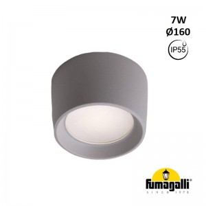 Downlight a soffitto CCT "Livia 160" FUMAGALLI - 7W - GX53 - IP55