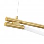 Lampada a sospensione moderna neon ondulante "Corda" - 360º - 45W - 3000K