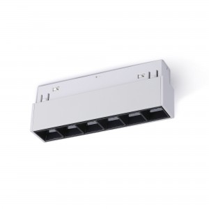 Faretto lineare LED a binario magnetico 48V - 6W - UGR 16 - Bianco