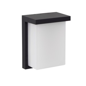 Lampada da parete in alluminio per esterni "Block" - Potenza regolabile: 12W-14W-16W - CCT