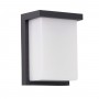 Lampada da parete in alluminio per esterni "Block" - Potenza regolabile: 12W-14W-16W - CCT