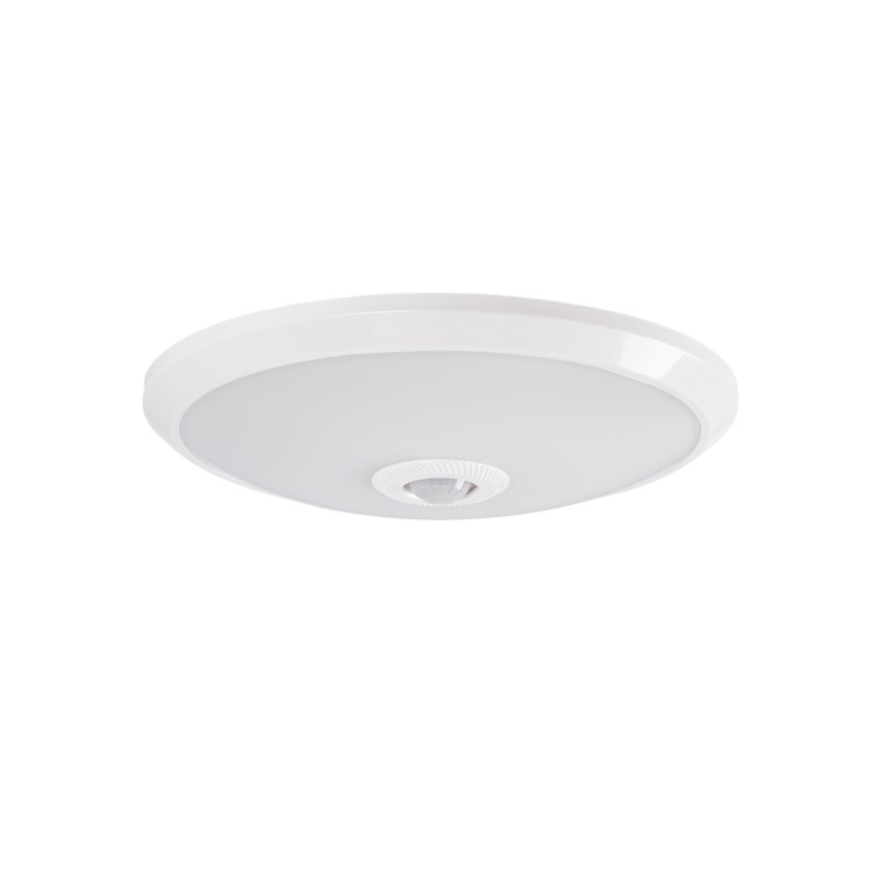 Plafoniera LED da soffitto con sensore PIR- 20W - Ø30cm - IP20