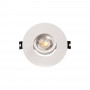 Anello downlight basculante per lampadine GU10/MR16 - Foro Ø75 mm