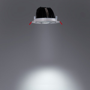 Downlight LED COB CCT 42W - CRI90 - Chip Bridgelux - Driver Lifud - IP20 - Taglio Ø215mm