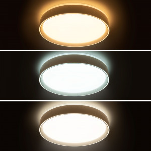 Plafoniera LED circolare 30W CCT - Ø40cm - 2000lm - IP20
